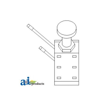 A & I Products Switch, Push/Pull Light 3.75" x4" x2" A-9N11652B